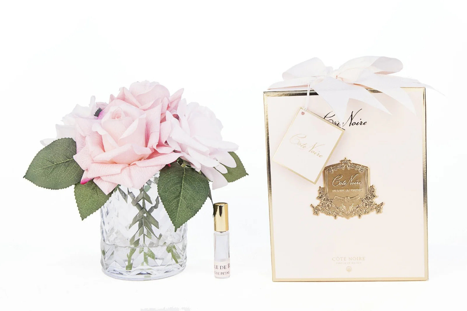 Herringbone Flower - Mixed Pink Roses