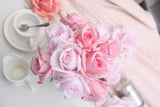 Herringbone Flower - Mixed Rose Buds