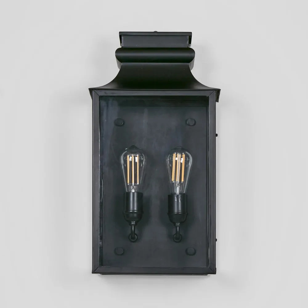 Westpoint Lantern Wall Light Black