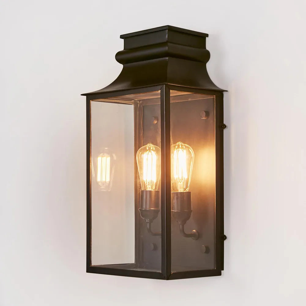 Westpoint Lantern Wall Light Black