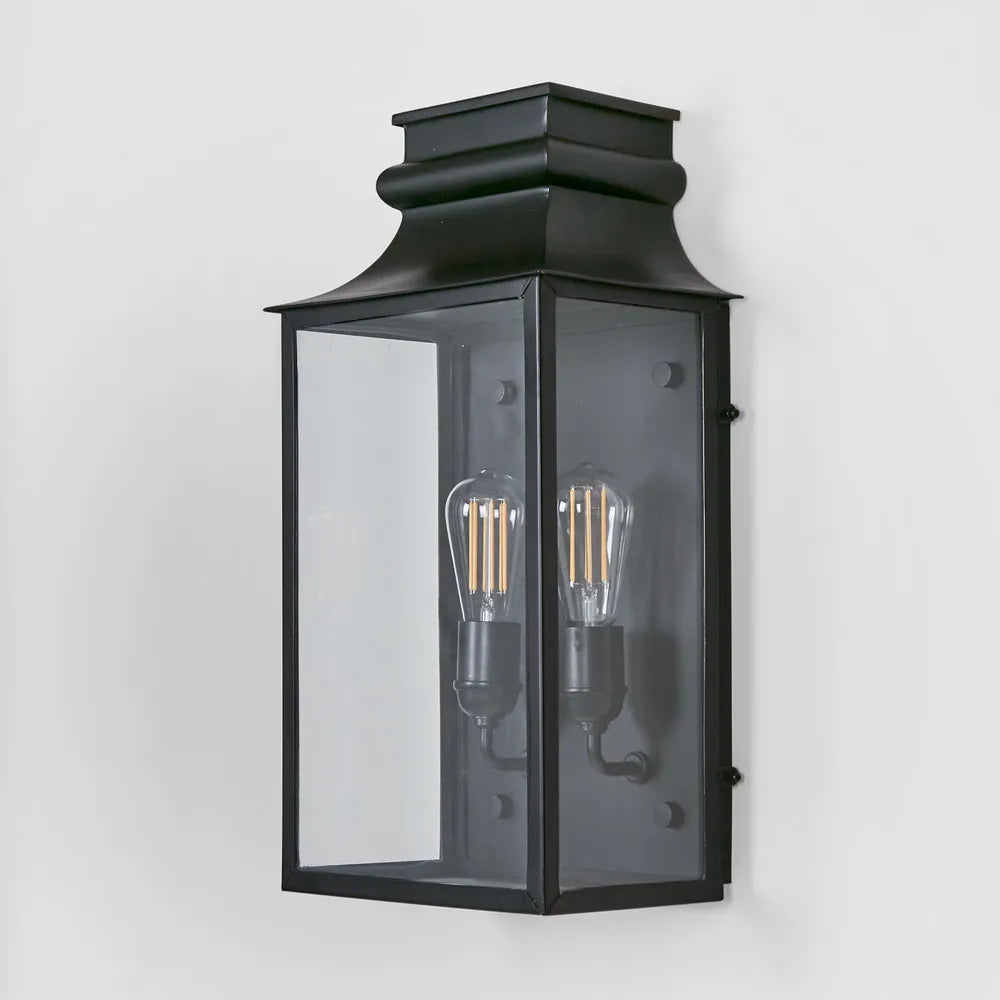 Westpoint Lantern Wall Light Black