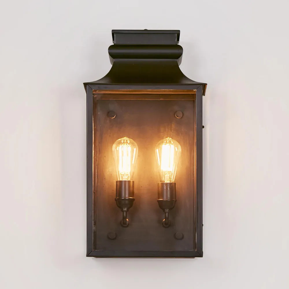 Westpoint Lantern Wall Light Black