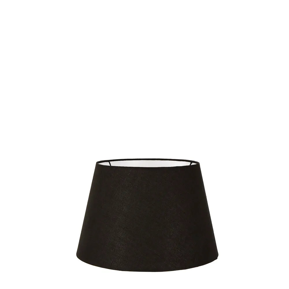 Linen Drum Lamp Shade xxs - Black