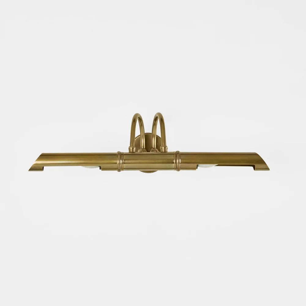 Bankers Wall Light Antique Brass