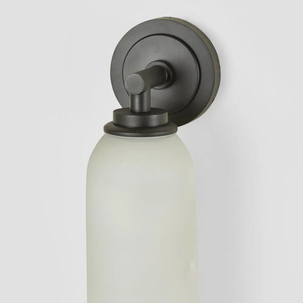 Hampton Outdoor Glass Wall Light Medium