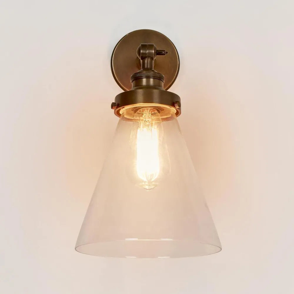 Francis Wall Light Antique Brass