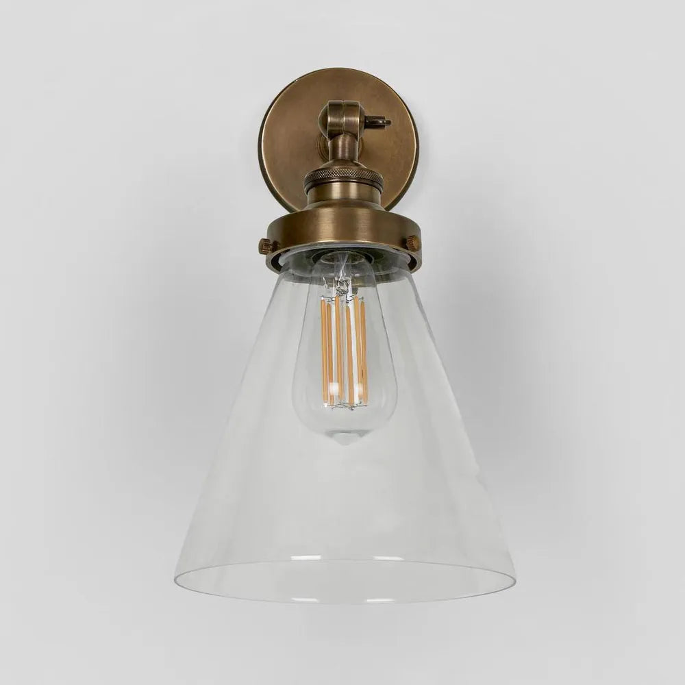 Francis Wall Light Antique Brass