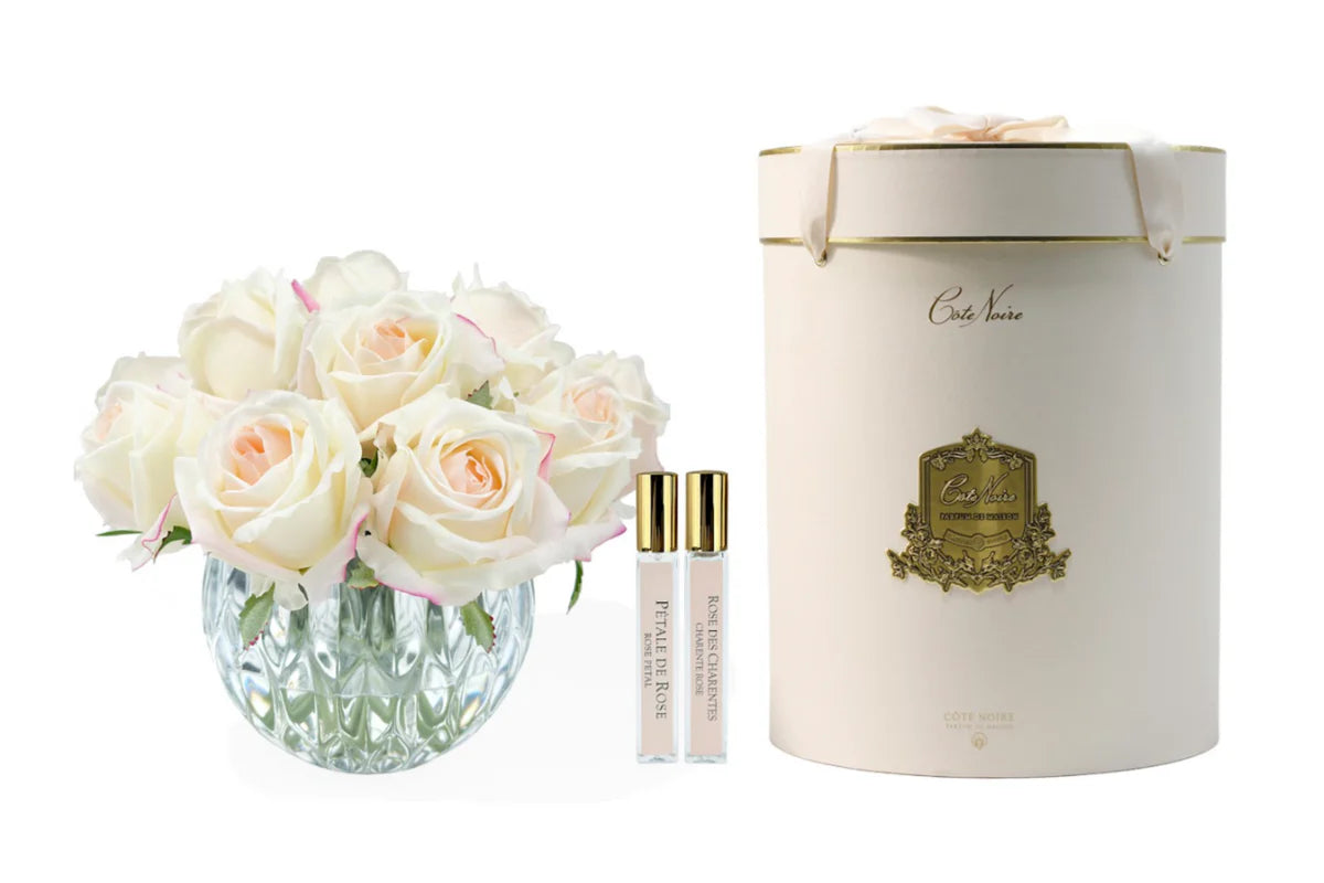Luxury Round 13 Rose Bud Bouquet - Pink Blush