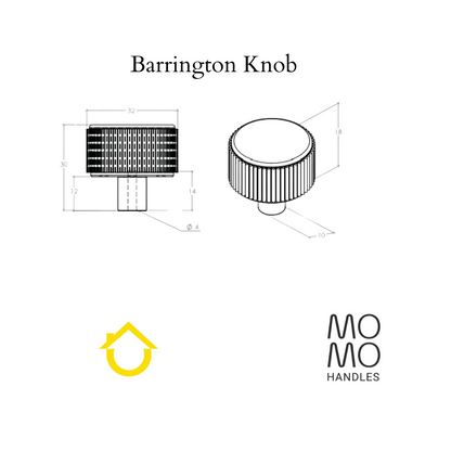 Barrington Knob - Polished Nickel