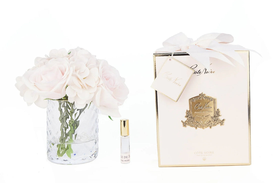 Herringbone Flower - Roses &amp; Hydrangeas