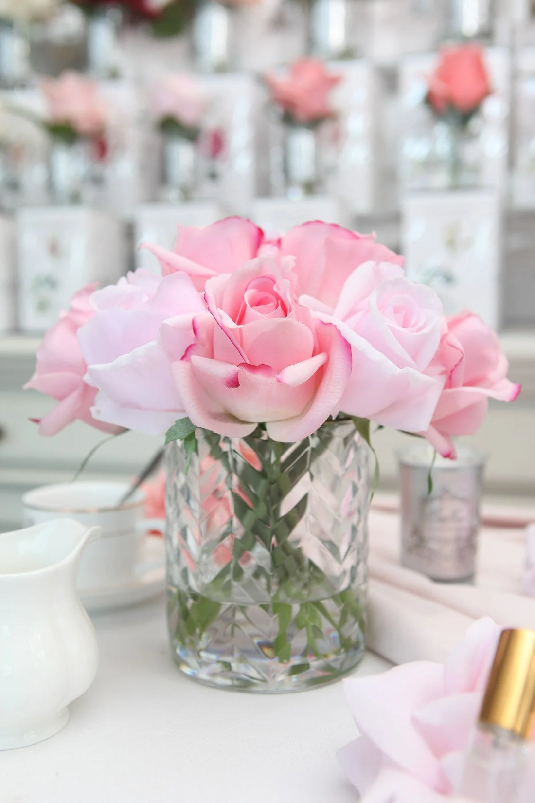 Herringbone Flower - Mixed Rose Buds
