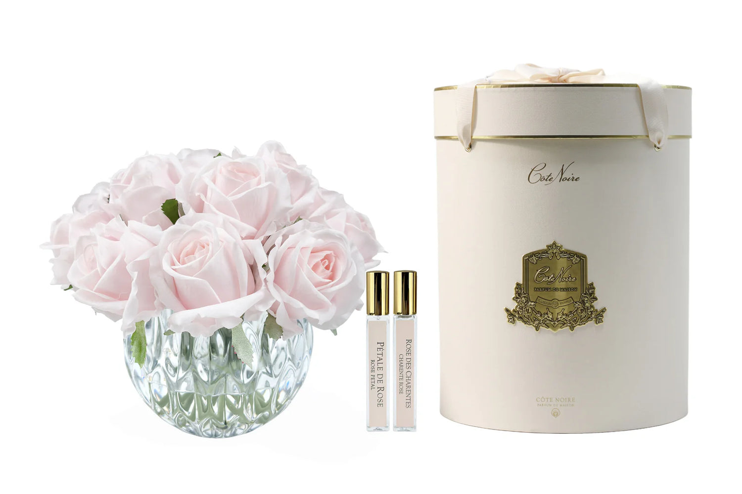Luxury Round 13 Rose Bud Bouquet - French Pink