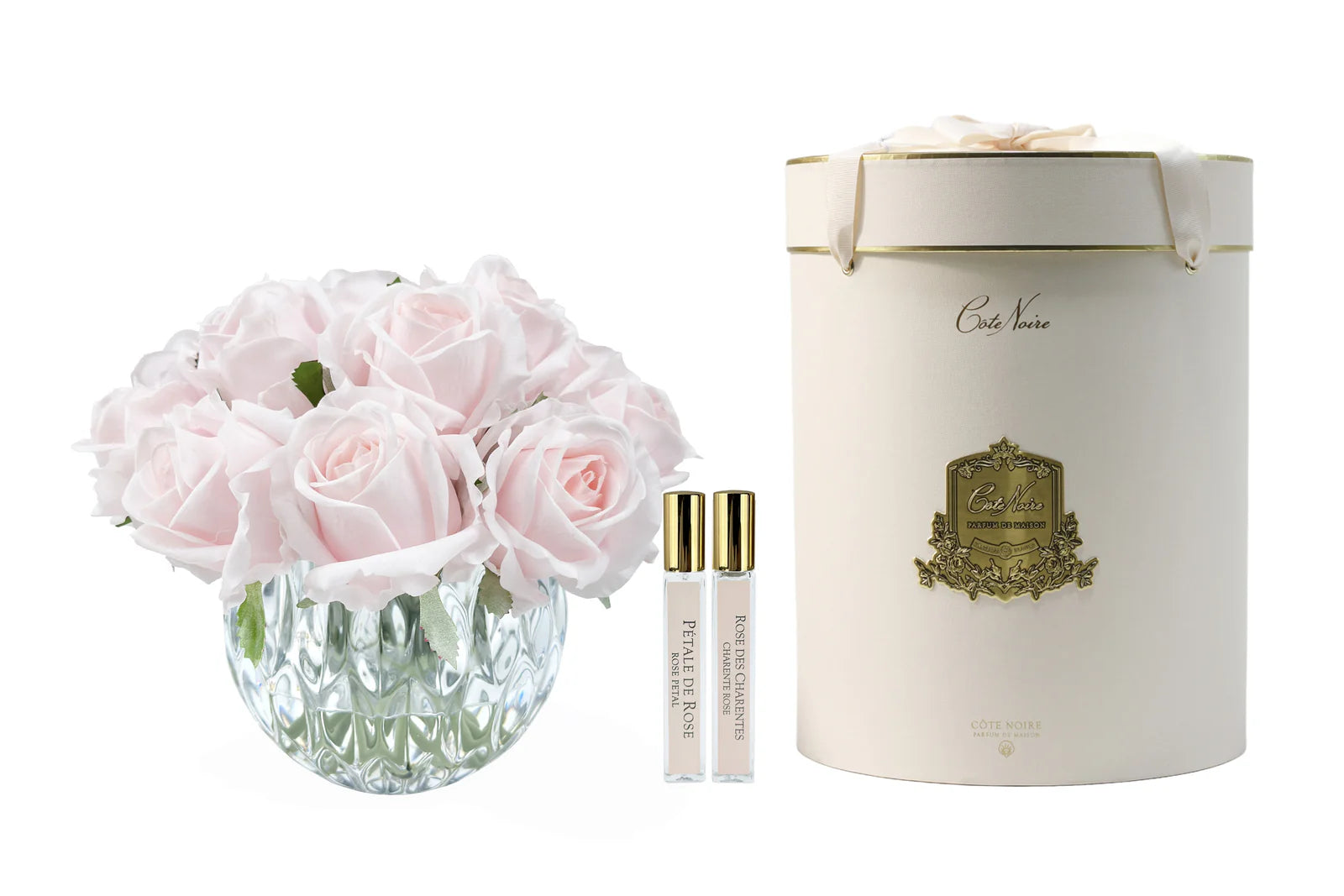 Luxury Round 13 Rose Bud Bouquet - French Pink