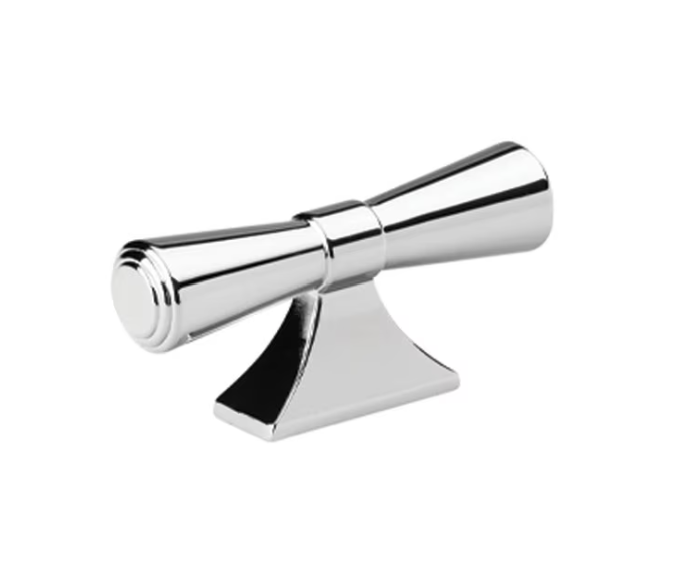 Pembrey T Knob - Polished Nickel