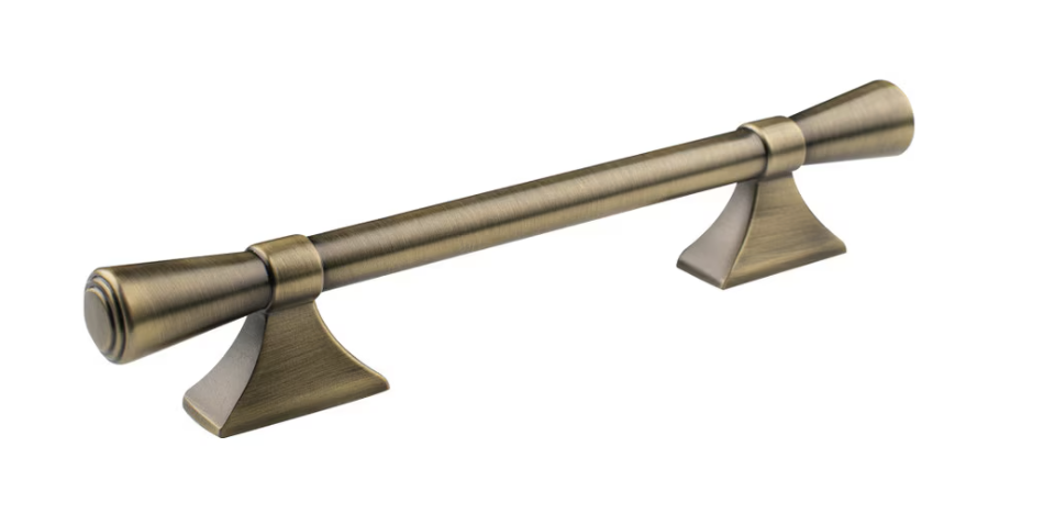 Pembrey Bar Handle 128mm - Dark Brushed Brass