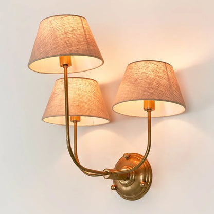 Trilogy Wall Light Brass