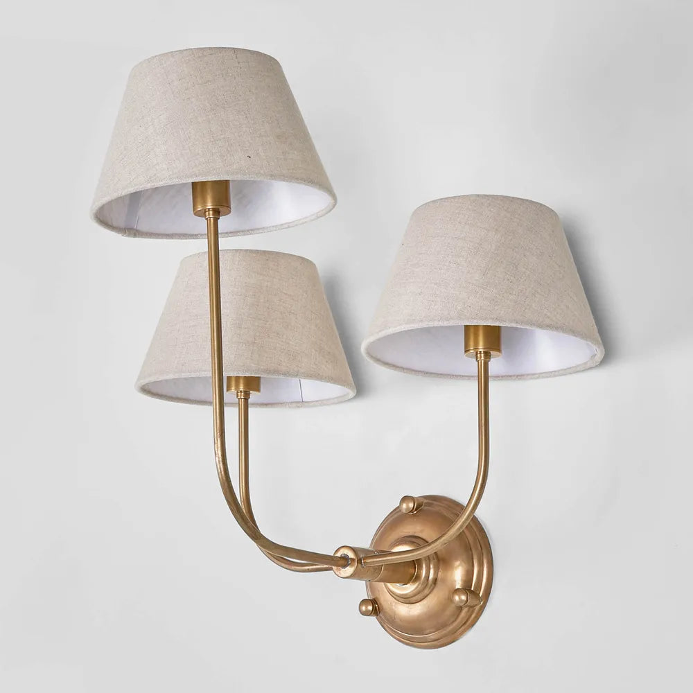Trilogy Wall Light Brass