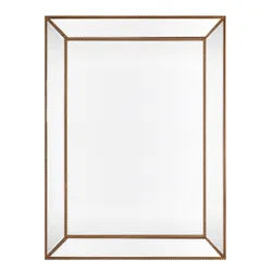 Zeta Wall Mirror - Antique Gold