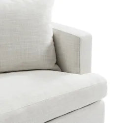 Birkshire 2 Seater Slip Cover Sofa - Off White Linen