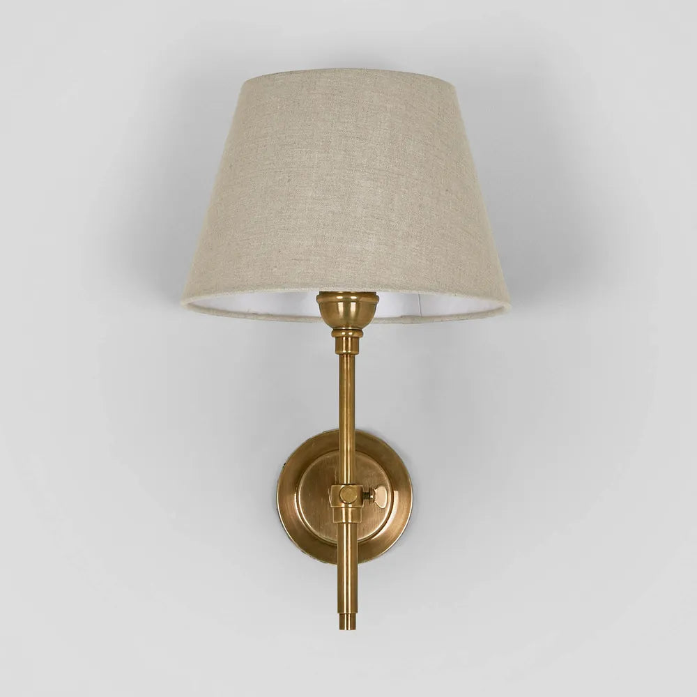 Dino Wall light Base Antique Brass