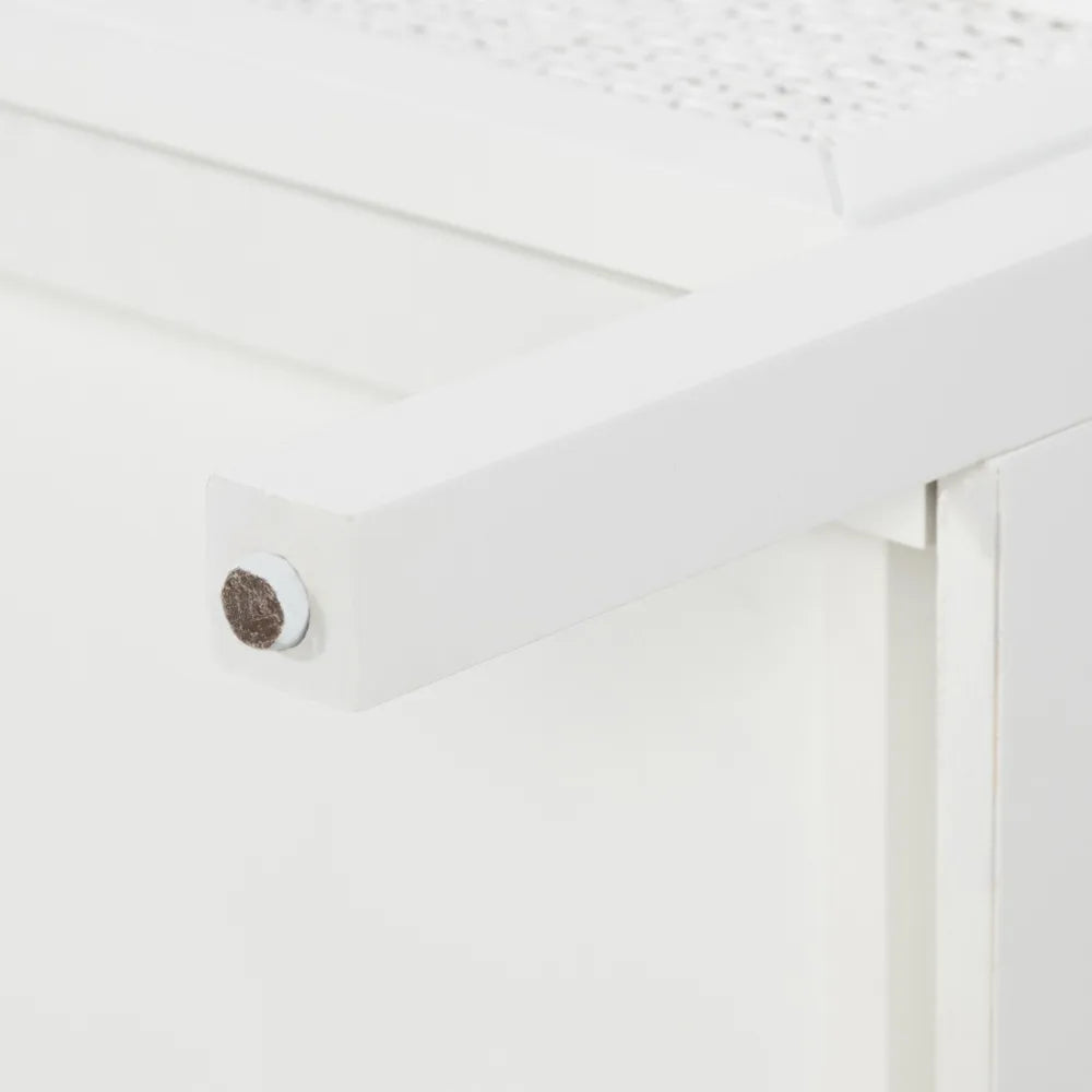 Santorini Bedside 3 Drawers - White