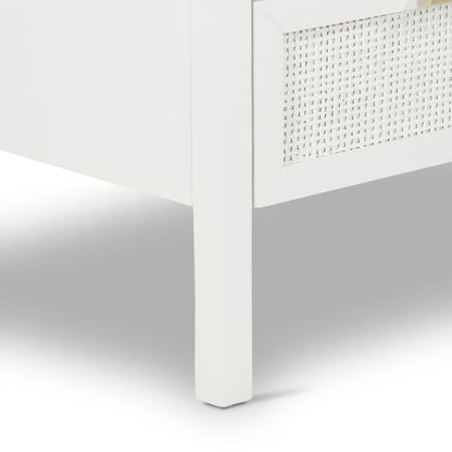 Santorini Bedside 3 Drawers - White