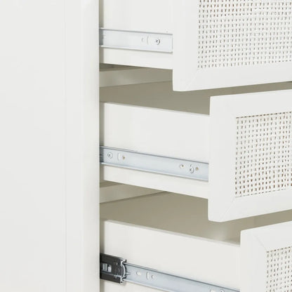 Santorini Bedside 3 Drawers - White