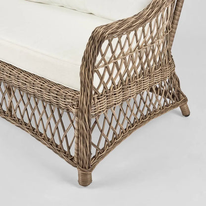 Marco Synthetic Wicker 3-piece Outdoor Lounge Set