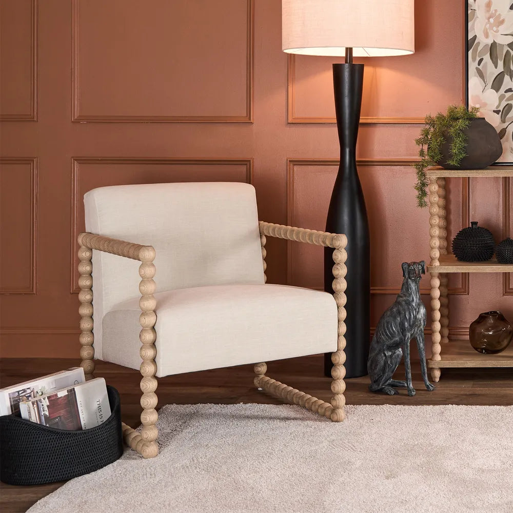 Bobbin Oak Chair Natural