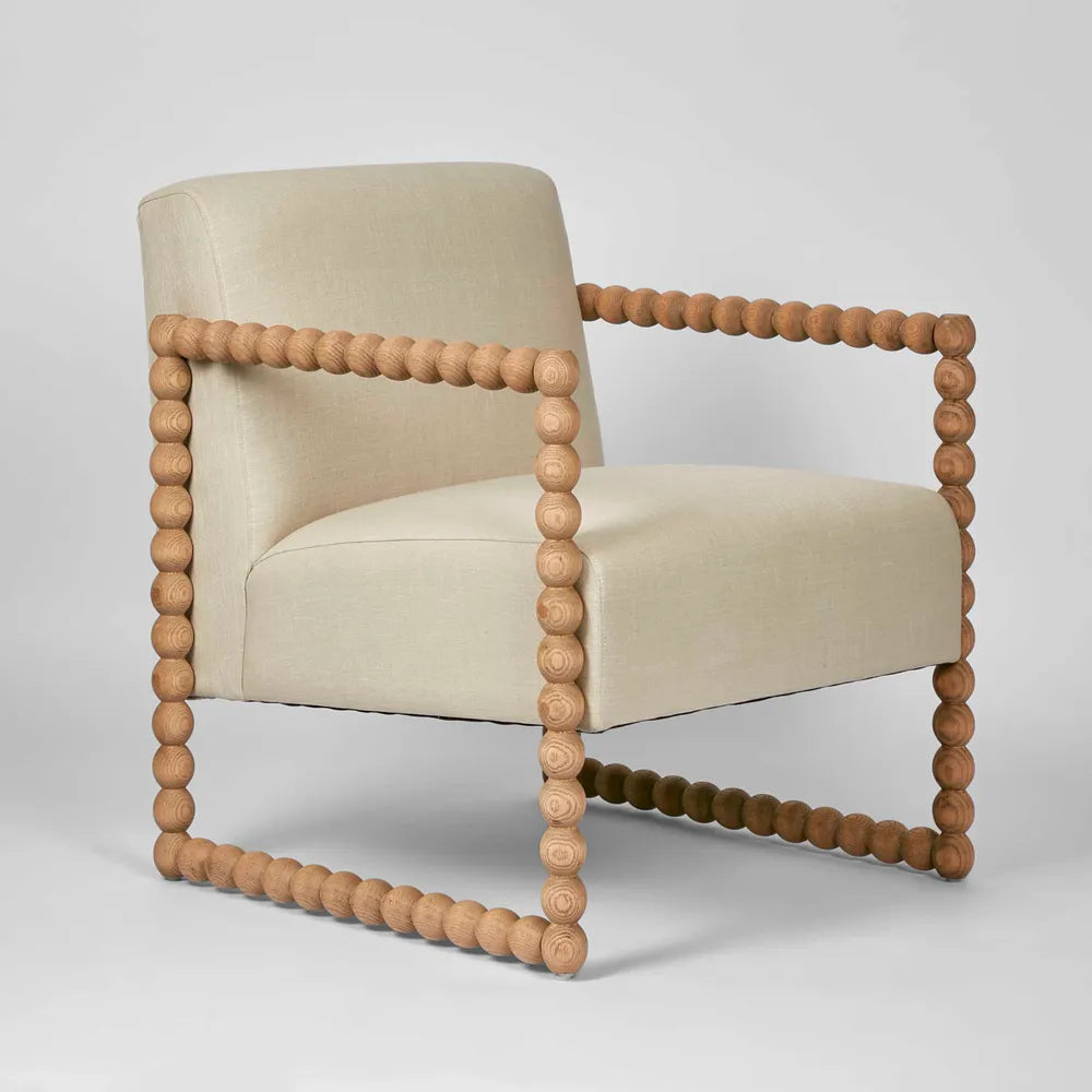 Bobbin Oak Chair Natural