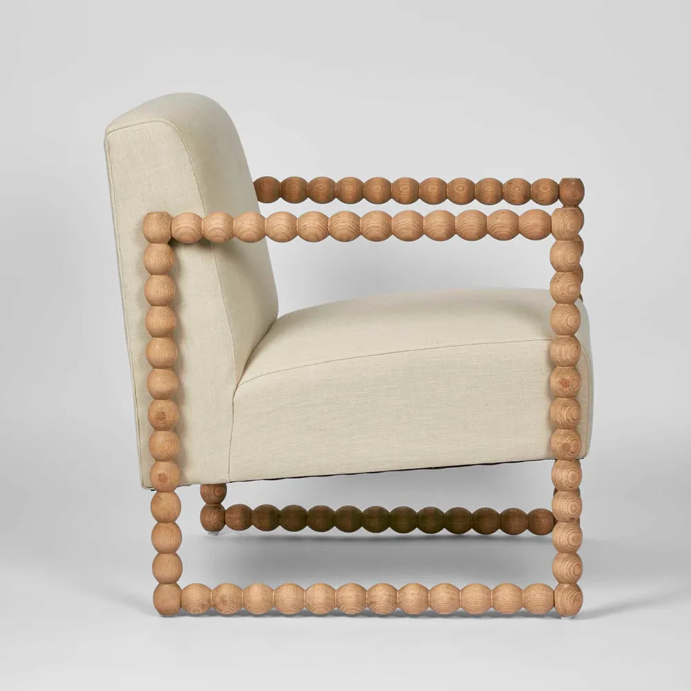 Bobbin Oak Chair Natural