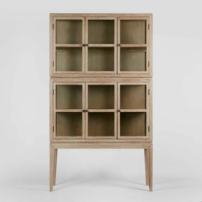 Columbus Oak 6 Door Cabinet