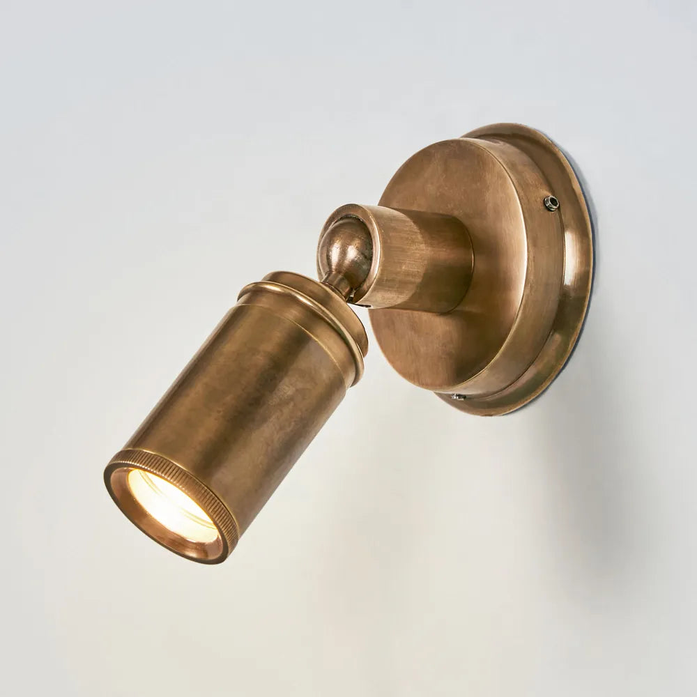 Clifton Mini Wall Light Antique Brass