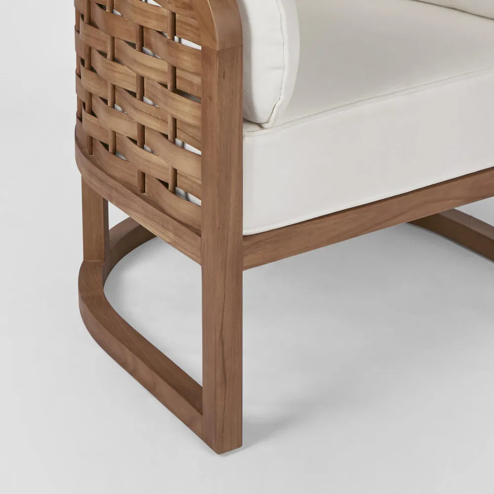 Weave Teak Armchair
