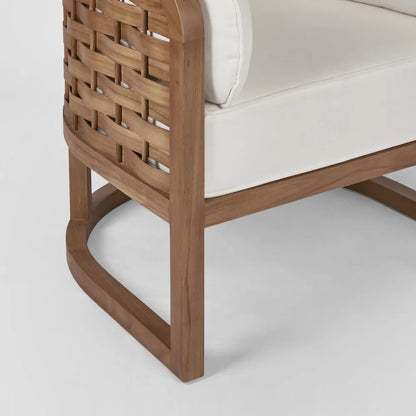 Weave Teak Armchair
