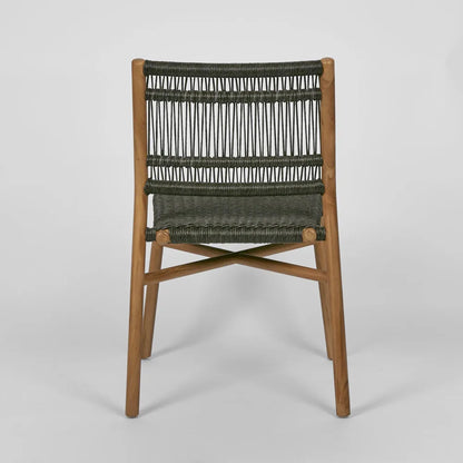 Wategos Teak Dining Chair- Charcoal
