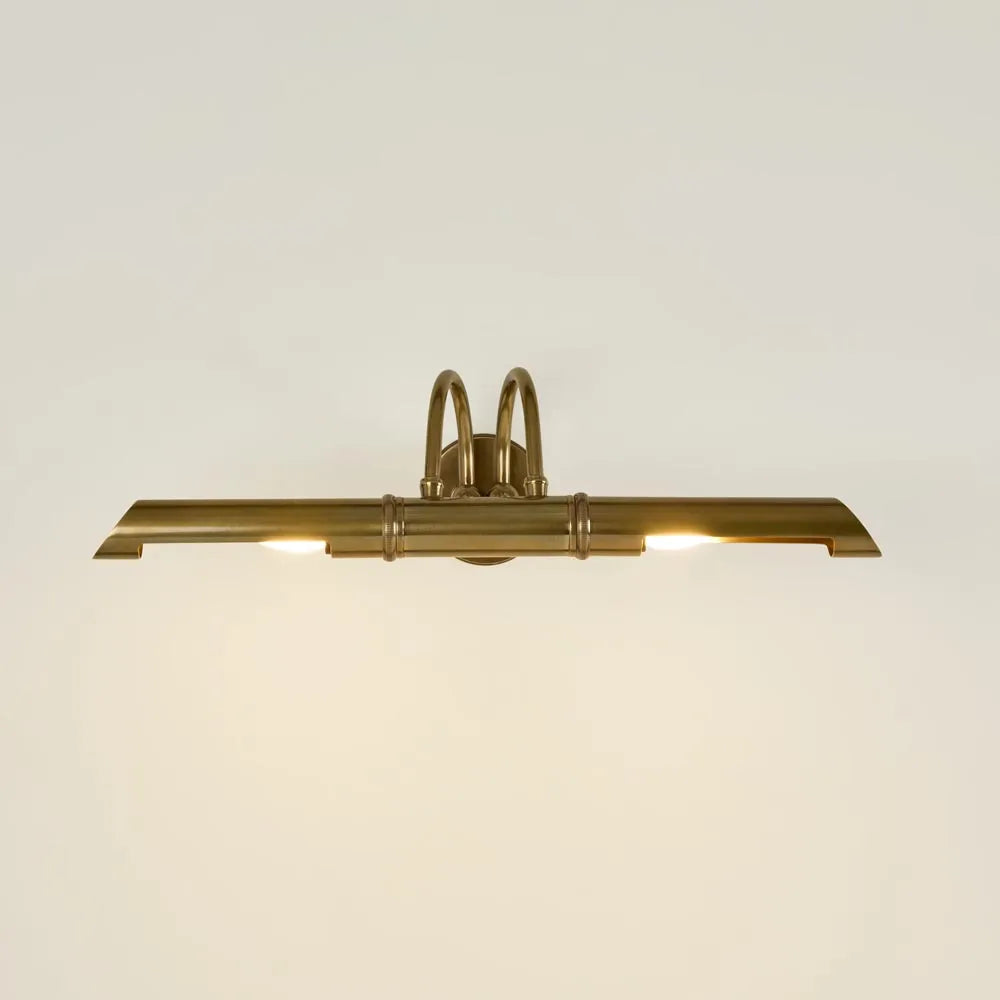 Bankers Wall Light Antique Brass
