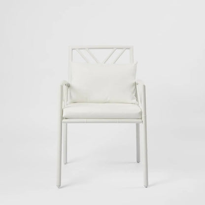 Elodie Outdoor Dining Chair White