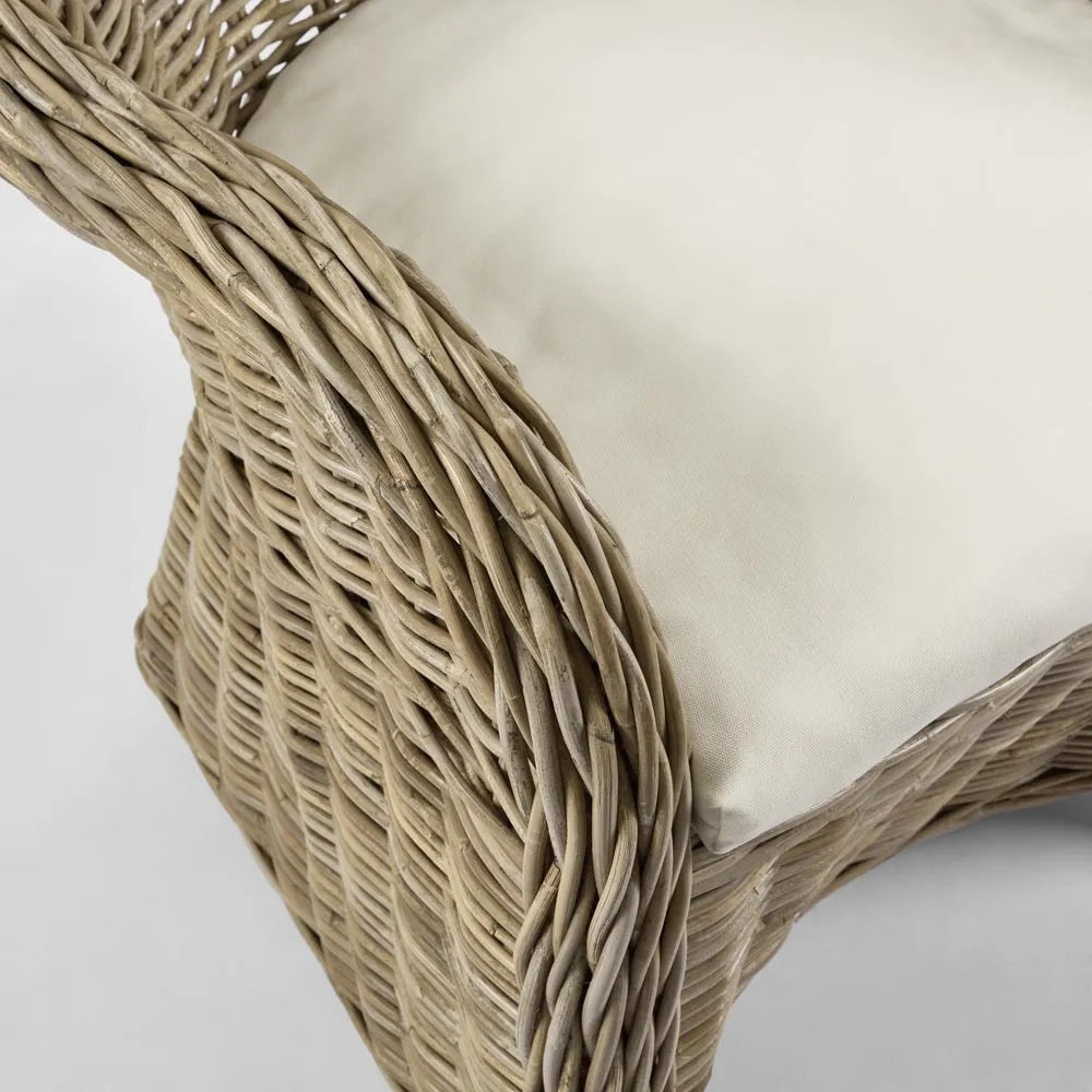 Long Island Wicker Chair with Cushion