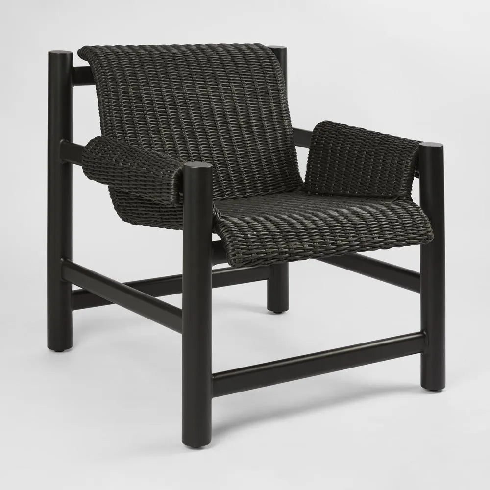 Riven Outdoor Chair - Black