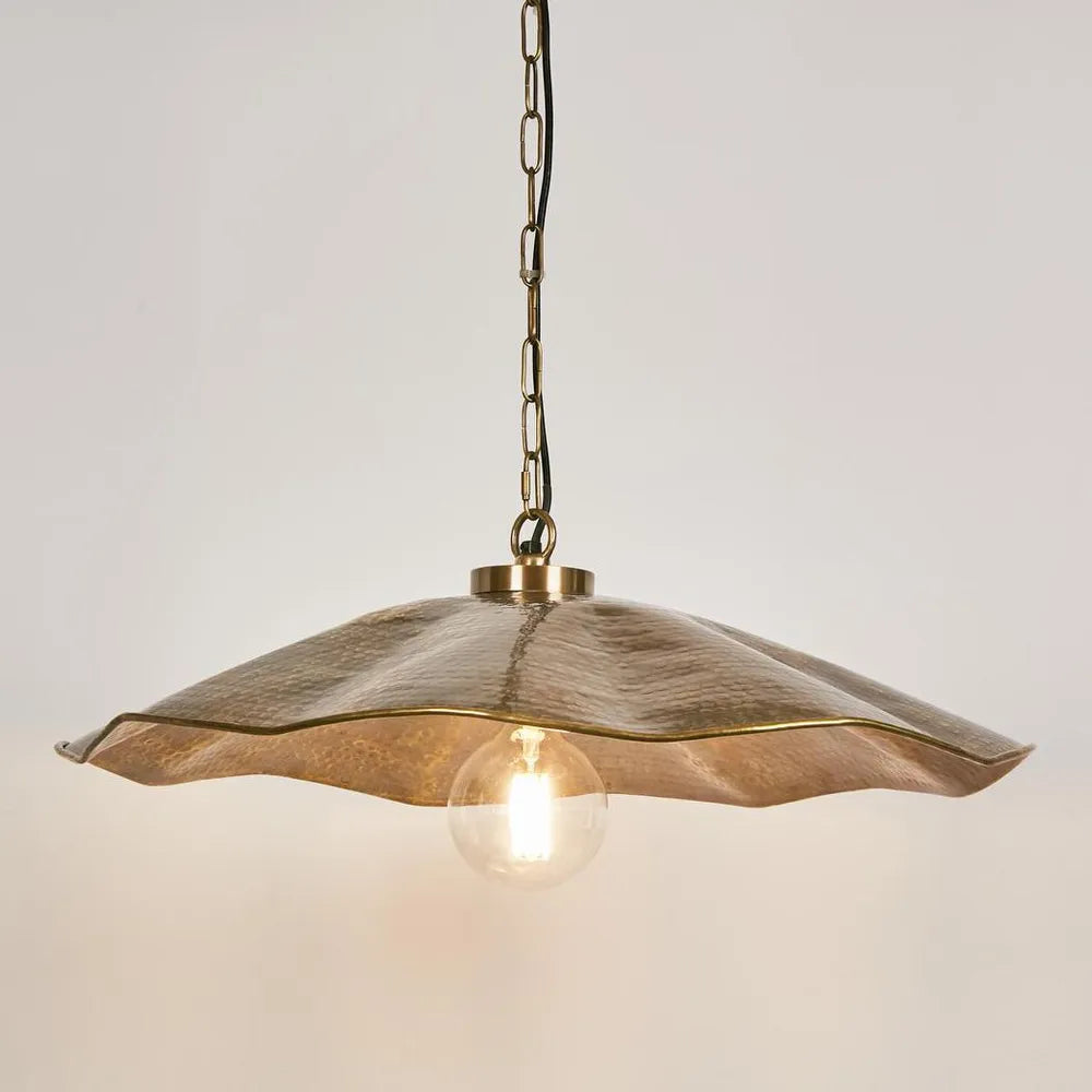 Large Melville Ceiling Pendant - Antique Brass