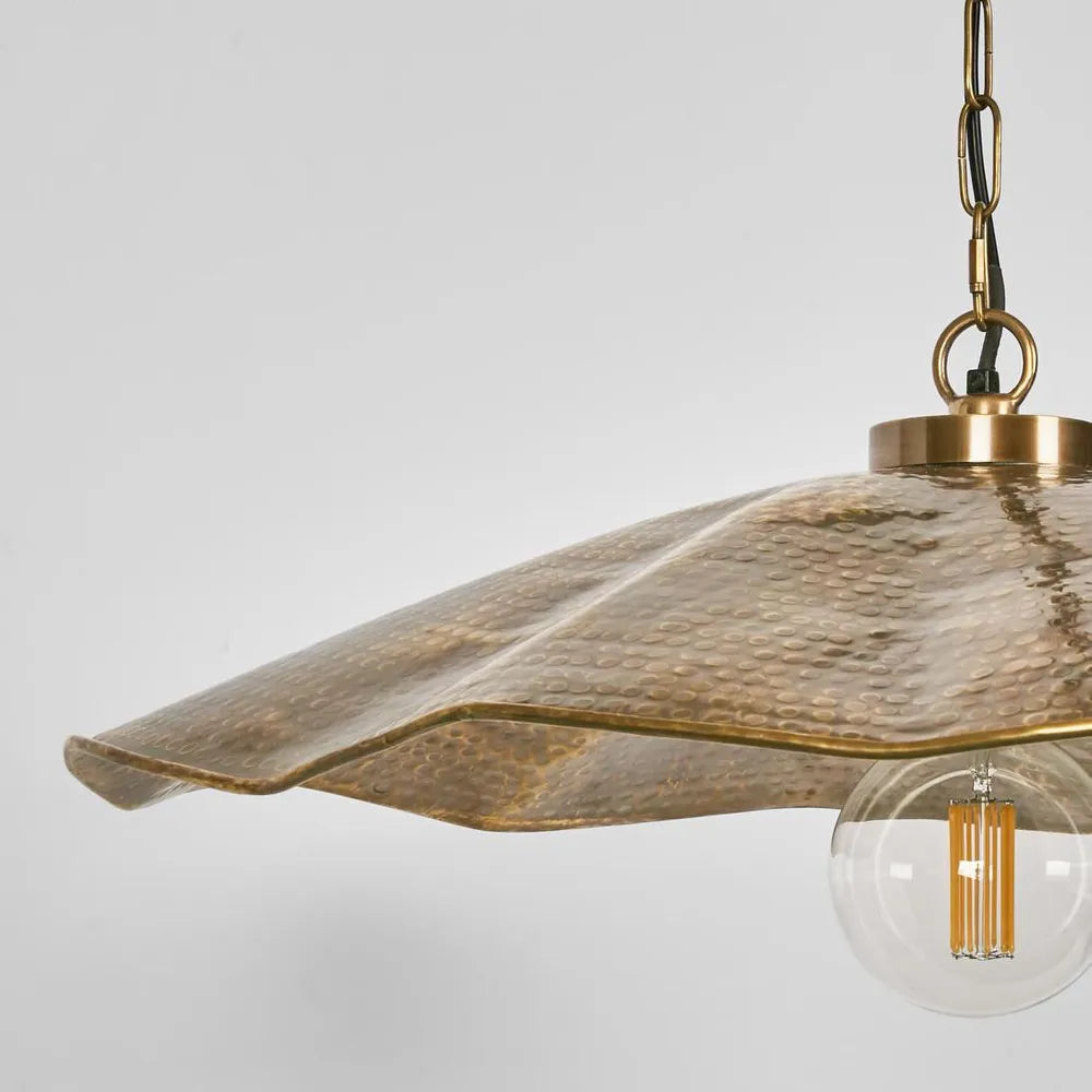 Large Melville Ceiling Pendant - Antique Brass